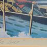 John Skelton Signed Print Into the Surf Framed Image 2