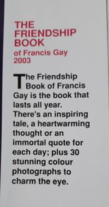 BOOK - Friendship - Francis Gay - 2003
