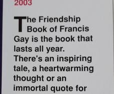 BOOK - Friendship - Francis Gay - 2003