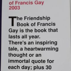 BOOK - Friendship - Francis Gay - 2003