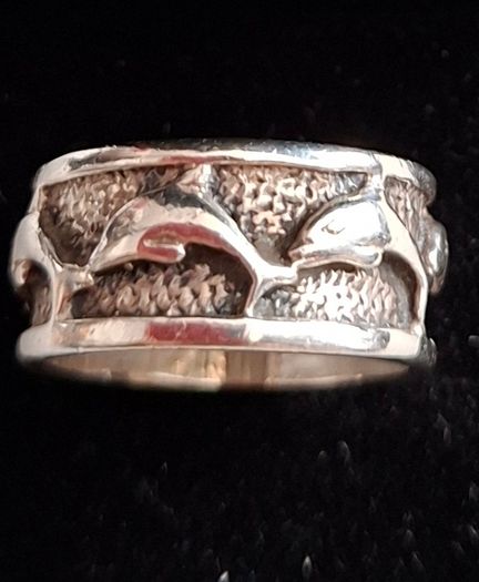 sterling silver ring size P