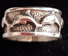 sterling silver ring size P
