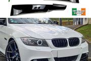 Bmw E90 E91 4dr Facelift Lci 08-11 Gloss Black Front Splitters, Spats , Spoiler Lips