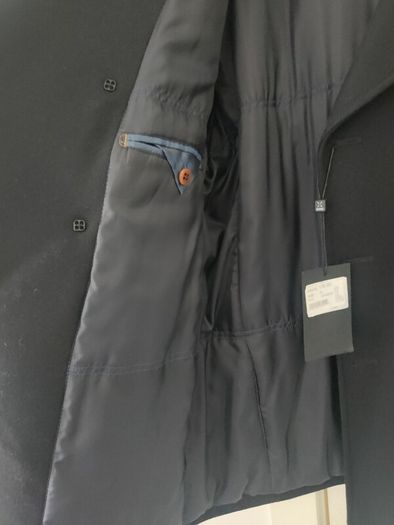 New STONES Men's Wool Pea Coat, Peacoat Size 40