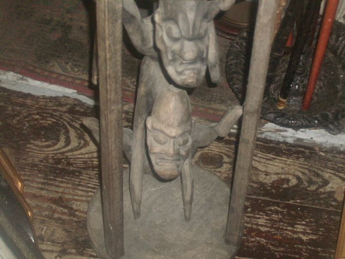antique african stool