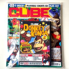 Cube No.37 - Nintendo GameCube Magazine - with Donkey Konga Special Edition 2 Discs