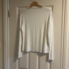 H&M white elasticated top
