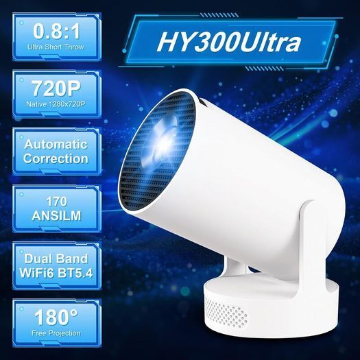 Smart Portable Mini Projector 10000L 4K