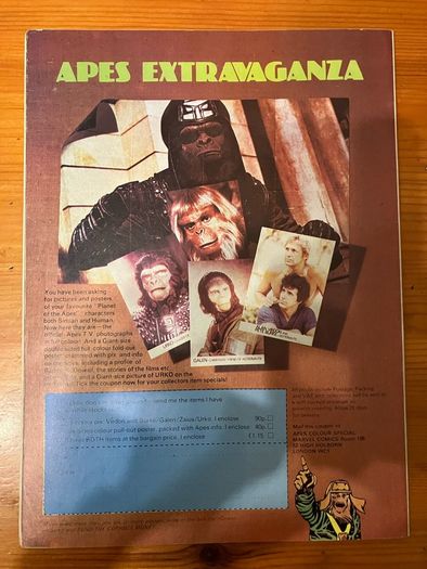 Comic: 'Planet Of The Apes' no. 50 / 1975