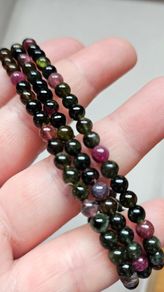 Natural Tourmaline beads necklace / bracelet