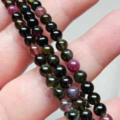 Natural Tourmaline beads necklace / bracelet