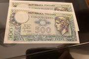 Italy 500 Lire Mercurio 1979 consecutive and uncirculated