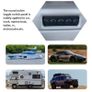 5 Switch 20A blue circular joystick switch panel with 3-pin aluminum waterproof 12V, suitable for cars, trucks, Camper Van boats, RVs, yachts, etc Image 2