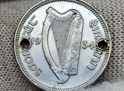 Ireland 1934 3d Threepence Beautiful Grade