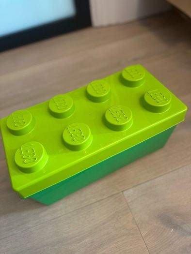 Green Lego storage box