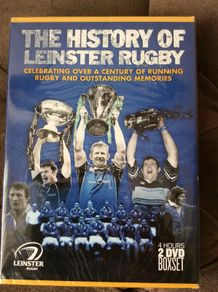 Leinster Rugby. The History Of Leinster Rugby Up To 2012 On Double DVD. Brand New In Plastic.