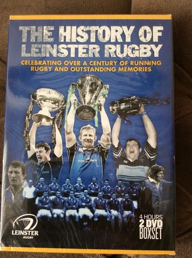 Leinster Rugby. The History Of Leinster Rugby Up To 2012 On Double DVD. Brand New In Plastic.