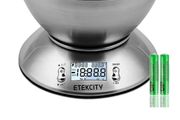 Electronic Kitchen Scales with Stainless Bowl