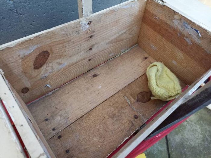 Vintage Wood Carrying Box