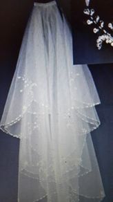 2 Tier Elbow Length Bridal Veil