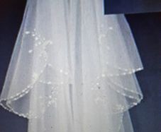 2 Tier Elbow Length Bridal Veil