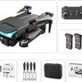 Foldable Drone with 4K HD Camera Three-Sided Obstacle Avoidance Drones 1 Battery Image 2