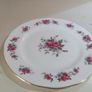 Vintage Queen Anne Bone China Tea TRIO / Set Pink Floral Gold Image 4