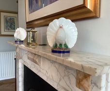 Pair Minton Majolica Posy Holders Circa 1860s