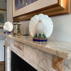 Pair Minton Majolica Posy Holders Circa 1860s