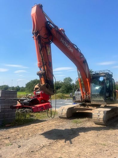Disc mulcher to suit 20 ton digger