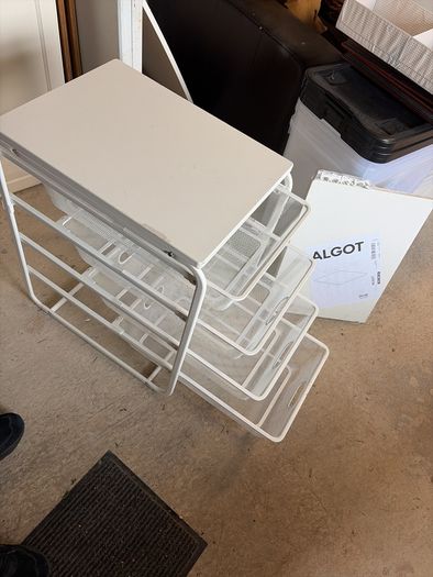 Storage Unit - IKEA ALGOT Storage Unit & Shelf Collection