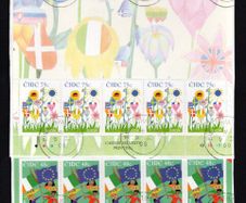 2006 Ireland Europa Commemorative Stamp Sheetlet Plate 1B1B1B1B Fine CDS Used with Dublin cancel of 9th May 2006 (Frist day of issue)