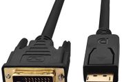 Black 6FT 1.8M Displayport DP Male To DVI-D Male Adapter Cable Core Lead