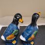 Vintage Ceramic Duck Salt Pepper Shakers Pair Image 4