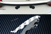 Silver leopard Emblem Auto Suv AllAdhesive 3D LOGO sticker Cartoon Decal chrome