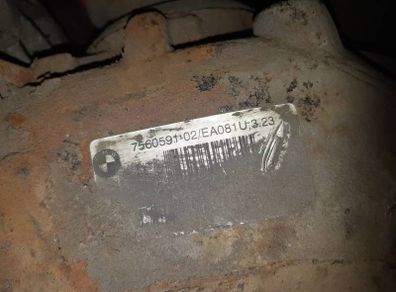 Bmw 5 Series E60 E61 Lci 520d N47 Auto Rear Diff Ratio 3.23 7560591