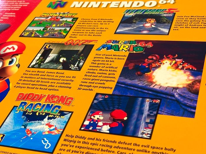 Nintendo N64 Mario Edition Console - Boxed