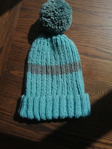 hand knitted adults bobble hats