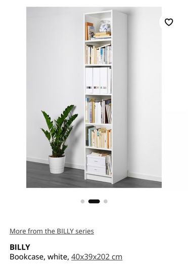 IKEA Billy Bookcase White