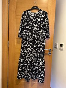 River island tiered midi dress 12