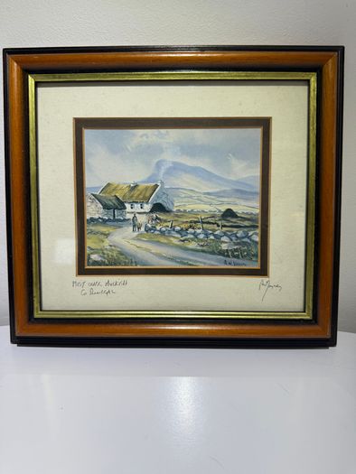 Pair of R.W. Young signed prints - Hillsborough & Muckish