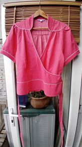 Pindot Cross-over Top