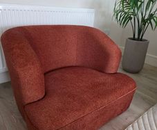 Brand new copper armchair