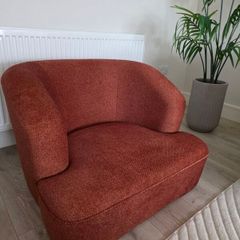 Brand new copper armchair