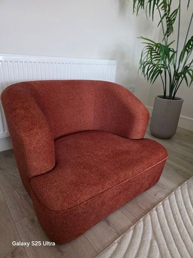 Brand new copper armchair