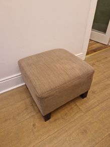 Fabric footstool