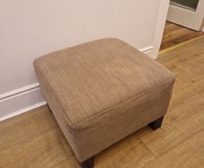 Fabric footstool
