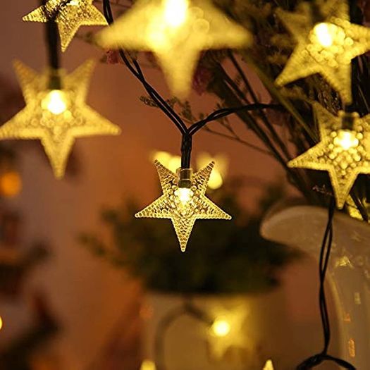 40ft 100 LED Solar Star String Lights Outdoor Solar Powered Star Fairy Lights Waterproof 8Modes Decorative Light for Garden Patio Yard Home Wedding Party Festival (FREE SHIPPING)