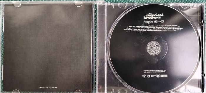 The Chemical Brothers - Singles 93-03 CD (2003) Electronic Big Beat Rave EX+