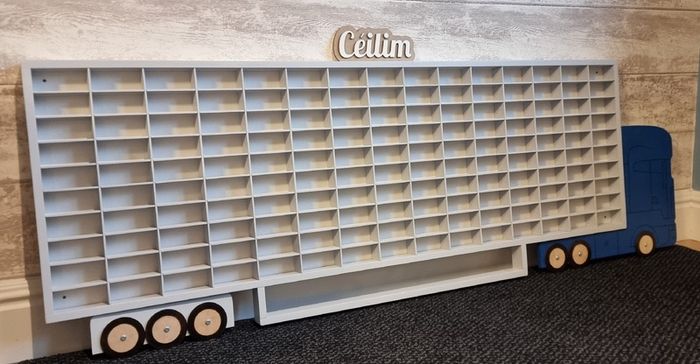 Cabinet Display Shelf Truck Kids Storage Collectibles